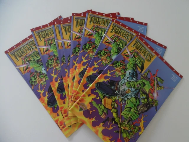 MIRAGE teenage mutant ninja turtles SAVAGE DRAGON CROSSOVER #1 - LOT OF 10