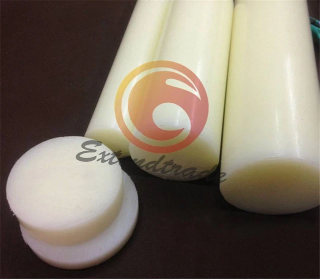 New 1pc Apricot 60mm x 100mm Nylon Polyamide PA Plastic Round Rod Stick Stock