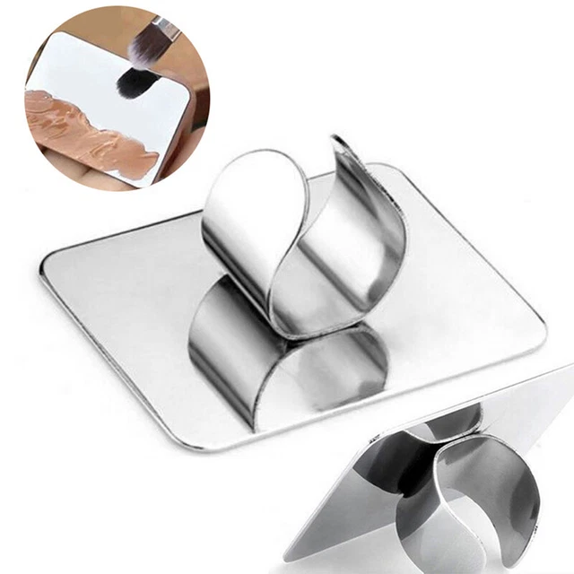 Nail Art Makeup Cosmetic Paint Mixing Palette Ring Tool Shadow Makeup Palette-D_