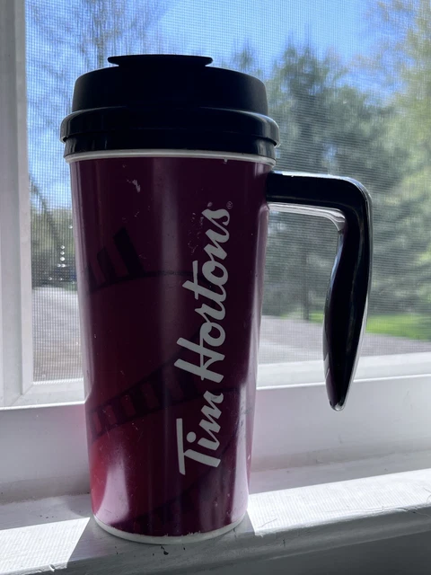 Tim Hortons 50th Anniversary Travel Mug Lid Handle Coffee To Go Insulated Mint