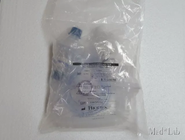 12 Biodex Xenon Convenience Kits 132-793 Mask Tubing Soda Drierite Filter