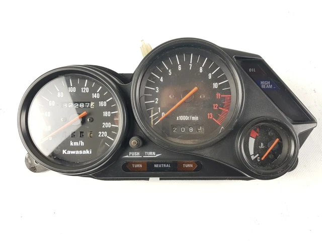 Tableau De Bord Kawasaki 500 KLE - Occasion - Bon état - Marque Old Mx