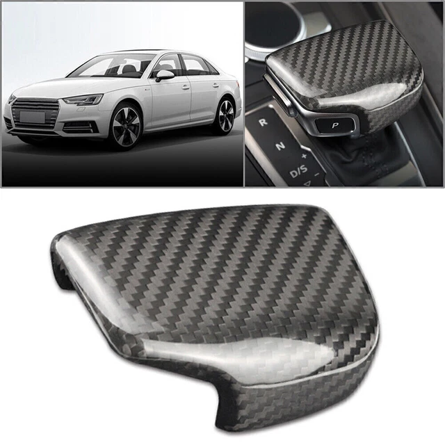 Gloryit Autocollant Fibre De Carbone Pour Levier De Vitesse BMW - Revêtement ABS Noir Brillant - Compatible Série 1/3/4/5/X3/X5/X6