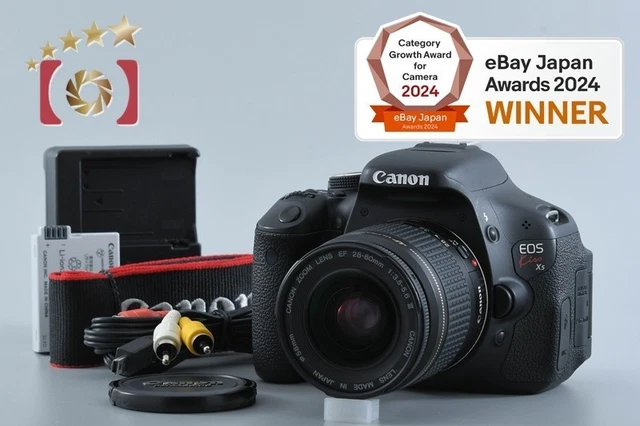 CANON EOS KISS X5 Rebel T3i 600D MP DSLR EF 28-80 III USM