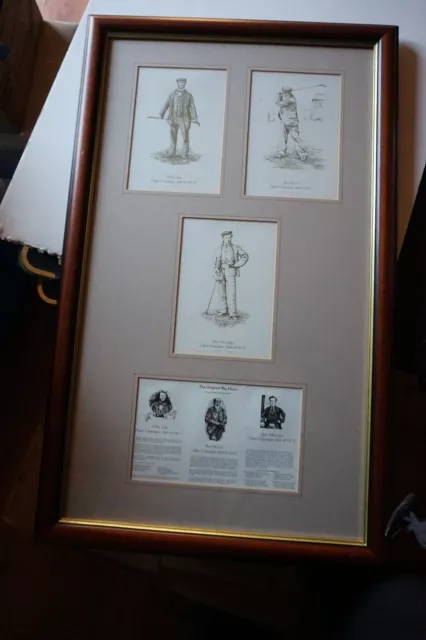 Framed Golf Picture - The Original Big Three