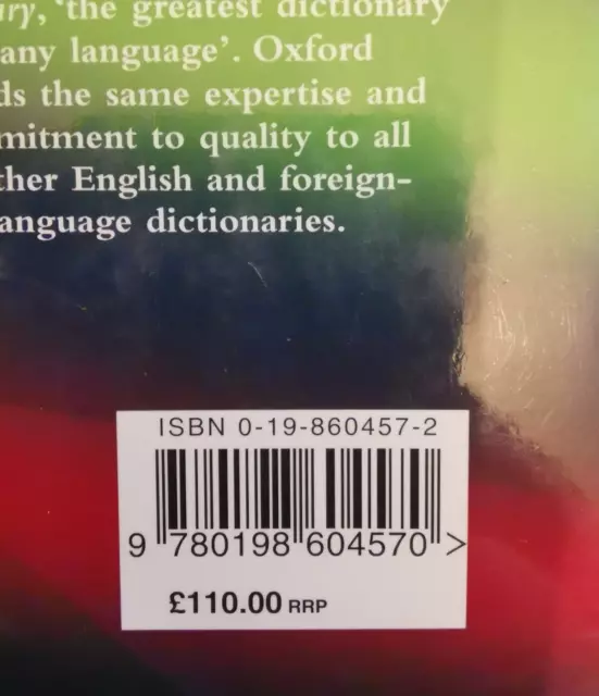 Le / La Grand Oxford Dictionnaire Livre État Bien 3