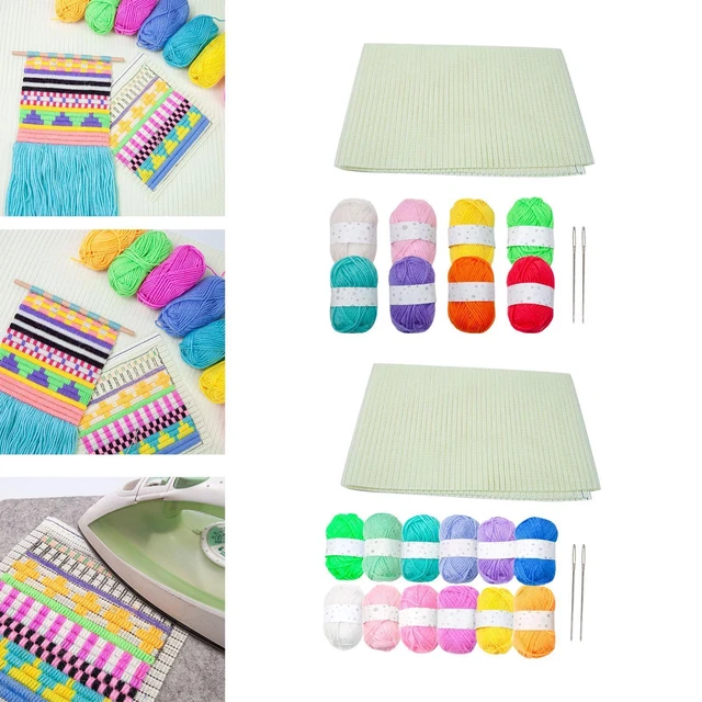 Kit Punto Croce Craftda Per Adulti - Tessuto Prestampato 40x90cm 11CT Con Disegno Fiori - Foto 9