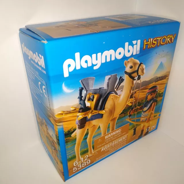 PLAYMOBIL - Lote Egipcio Soldado Arquero a Camello History CAJA Y NUEVO 5389 2