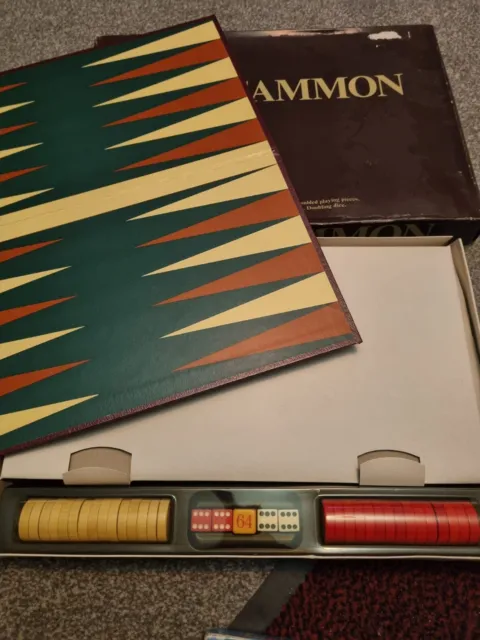 Unbenutzt Vintage Backgammon