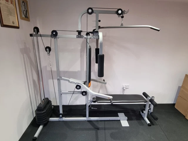 Herculean lay flat home gym outlet
