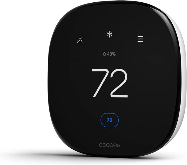 New Ecobee Smart Thermostat Enhanced - Programmable Wifi Thermostat - Works with New Ecobee Smart Thermostat Enhanced - Programmable Wifi Thermostat - Works with