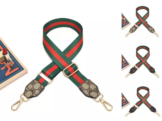 Red and Green Web Canvas Purse Strap Replacement