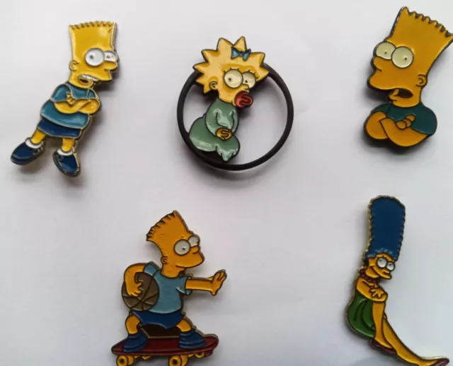 pins lot de 5 pins BD Dessin animé SIMPSON série télévisée 