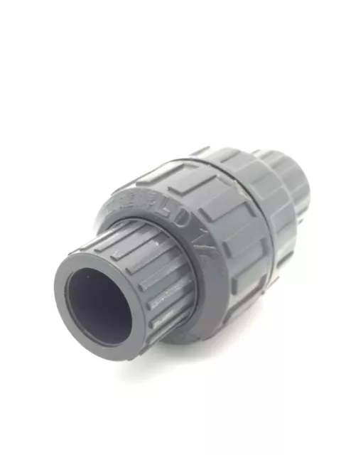 PVC Spring-Check Valves Solvent Weld & BSP Threaded 1/2" To 2" BSP Non-Return