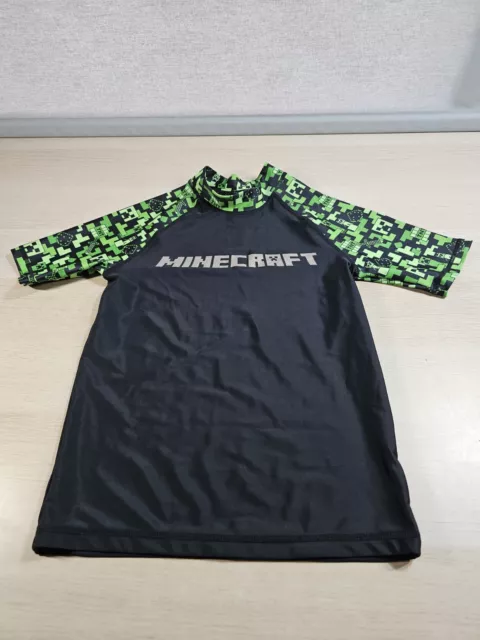 Gilet Next Minecraft manica corta antirash UPF 50+ età tessuto 10 anni