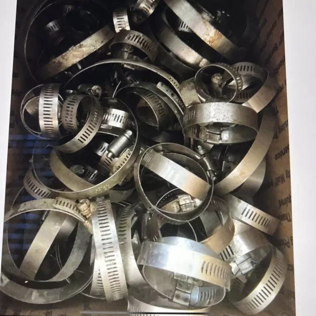 Mercruiser OMC Exhaust Bellows Hose Clamps Clamp Mix 100 Peaces