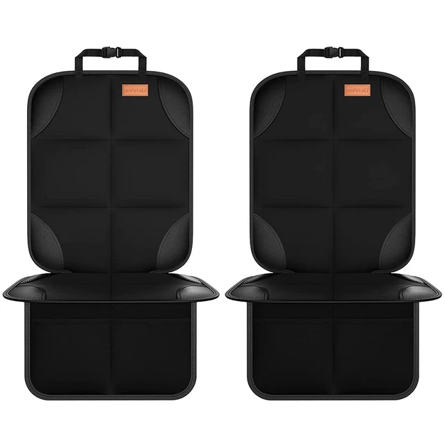 Car Seat Protector,  2Pack , Protect Child Seats with Thickest Padding and Non-S