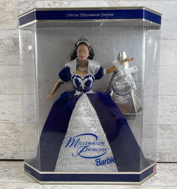 SPECIAL EDITION MATTEL 2000 Black Millennium Princess Barbie Doll