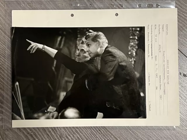 Foto Siegfried Lauterwasser  Herbert von Karajan 1967 2