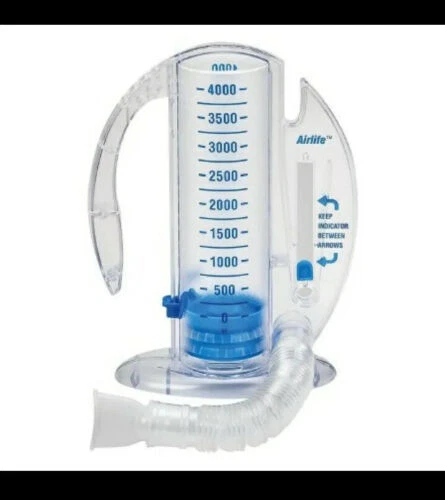 Case Of 12 CareFusion AirLife Volumetric Incentive 4000mL Spirometer