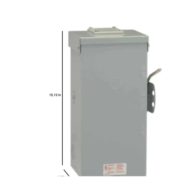 EMERGENCY POWER TRANSFER Switch Non Fused Generator Manual GE 100 Amp