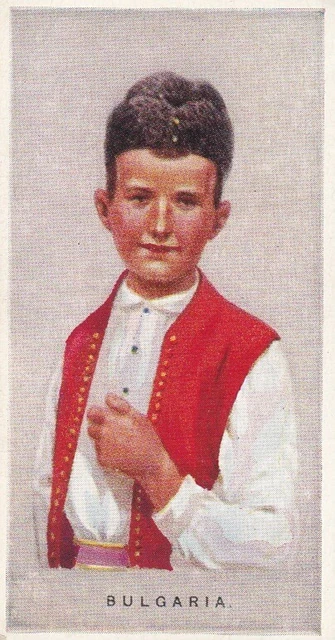 Imperial Tobacco Canada Itc Children Of All Nations Card #9 - Bulgaria
