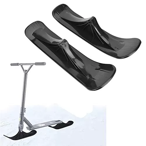 2pcs Snow Scooter Ski Skate Board Sled Conversion Kit Winter Cycling Ski