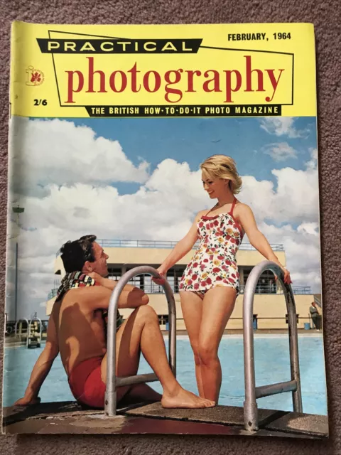 Practical Photography Magazine-February 1964-VGC