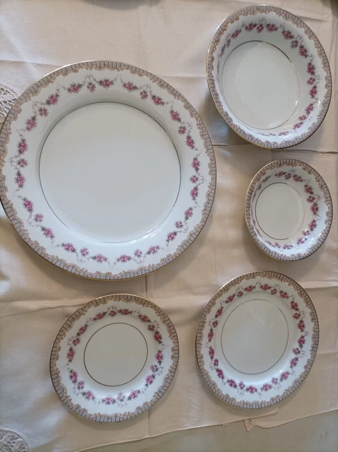 Stoviglie Noritake - Vintage Ridgewood x 5 pezzi - Modello 5201 
