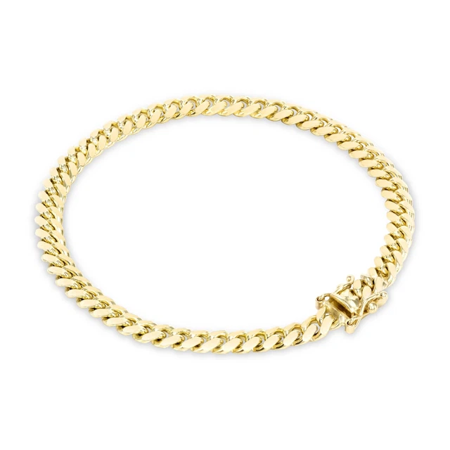 Fermoir En Or Jaune Massif 18 Carats (750/1000) - Taille 4.5 Mm - Neuf Avec étiquettes - Origine France