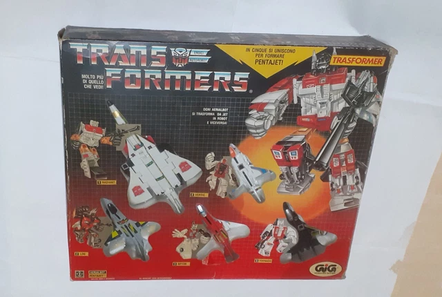 TRANSFORMERS G1 TAKARA Hasbro Made in Japan PENTAJET SUPERION 1985 GIG ...
