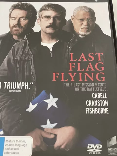 LAST FLAG FLYING Bryan Cranston Laurence Fishburne Steve Carell DVD Like  New $6.95 - PicClick AU