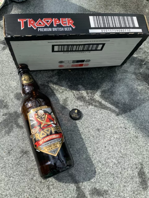 TROOPER BEER IRON Maiden 10th Anniversary Limited Edition Bottle 