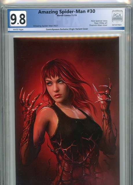 Amazing Spider-Man #30 (Marvel 2019) | 9.8 NM/MT | Shannon Maer Virgin Carnage