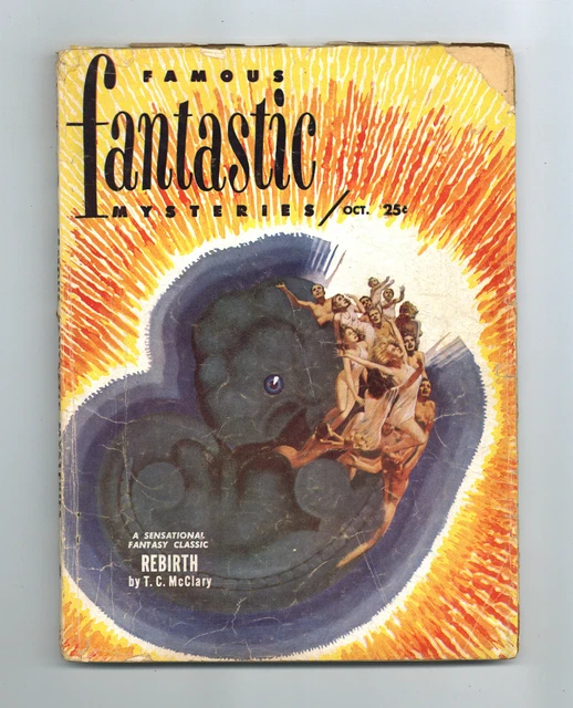FAMOUS FANTASTIC MYSTERIES Pulp Oct 1951 Vol. 12 #6 VG+ 4.5
