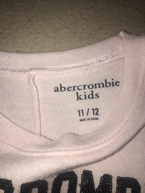 Abercrombie & Fitch paillettes rosa e blu navy età 11-12 anni 4