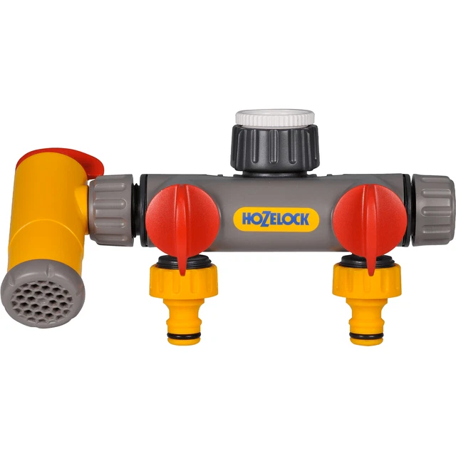 Raccord 3 sorties pour robinet extérieur 1/2, 3/4 ou 1 pouce BSP