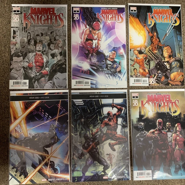 Marvel Knights 20th #1-6 Daredevil Punisher Black Panther MK Comics Complete