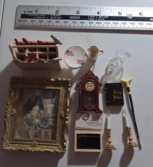 Job Lot 1/12th Scale Dolls House Miniatures