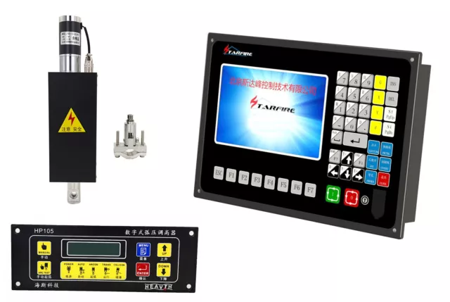 7" 2-Axis Flame / Plasma Cutting Controller System With Torch Height Controller