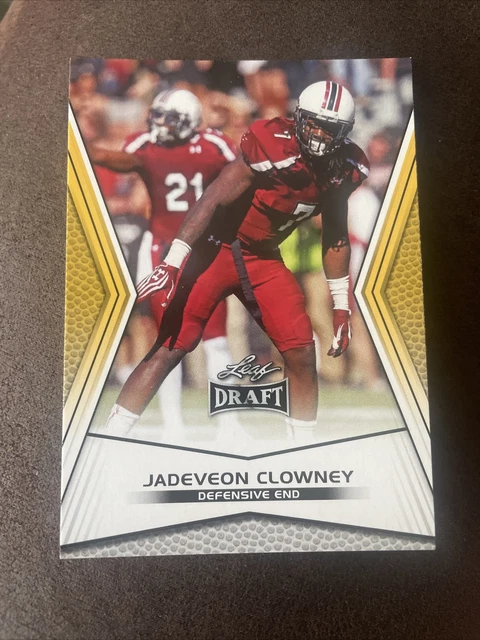 2014 Leaf Draft Gold Jadeveon Clowney Rookie South Carolina Gamecocks #JC1 NCAA