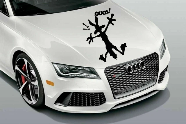 WILE E COYOTE Sticker Car Decal Vinyl Van Laptop Window Bonnet Bumper Wall