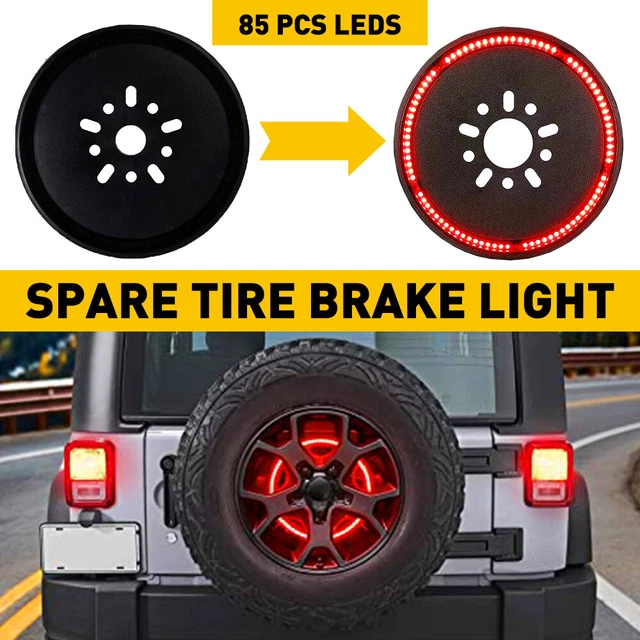 LED 3rd Spare Tire Brake Tail Light For Jeep Wrangler 1986-2021 Jeep Wrangler US