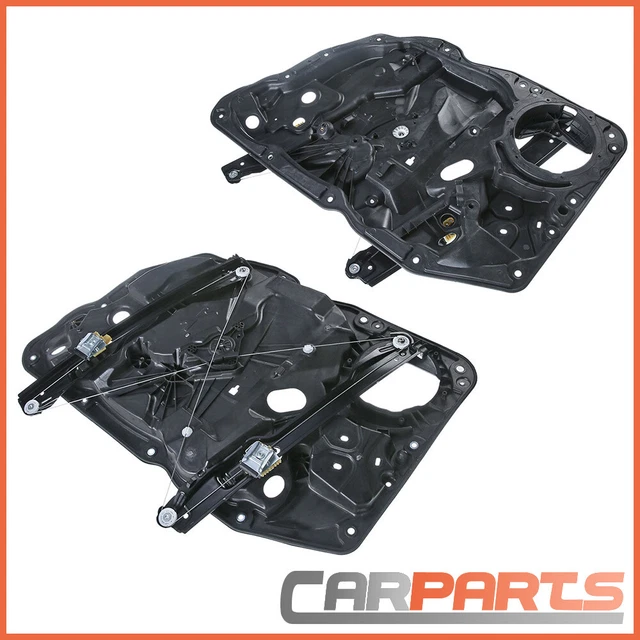 2x Alzacristalli Con Piastra Base Anteriore Sinistro Destro per VW Tuareg 7P5 Bj