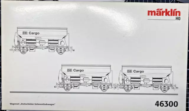 Märklin H0 46300 Schwenkdachwagen-3er-Set, NEU, OVP, TOP, unbenutzt