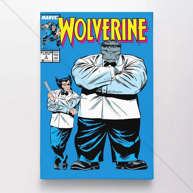 Wolverine Poster Canvas Vol 2 #8 X-Men Superhero Marvel Comic Book Art Print