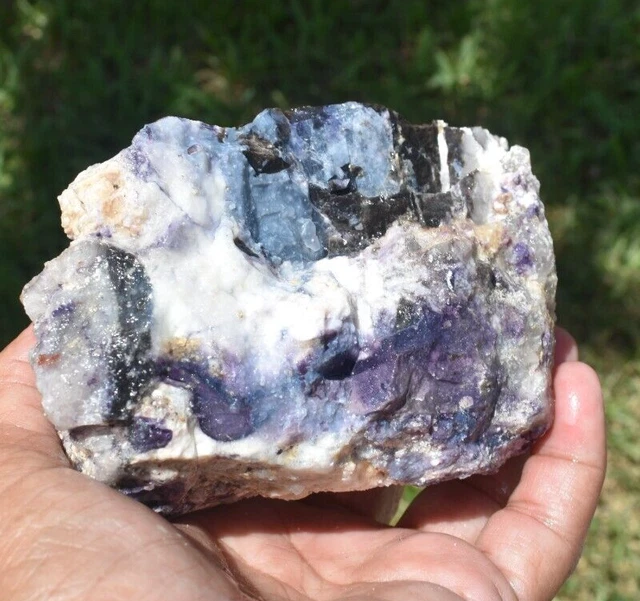 2.01 LB TIFFANY STONE ROUGH, BERTRANDITE, OPALIZED FLUORITE  Utah. (AXC)