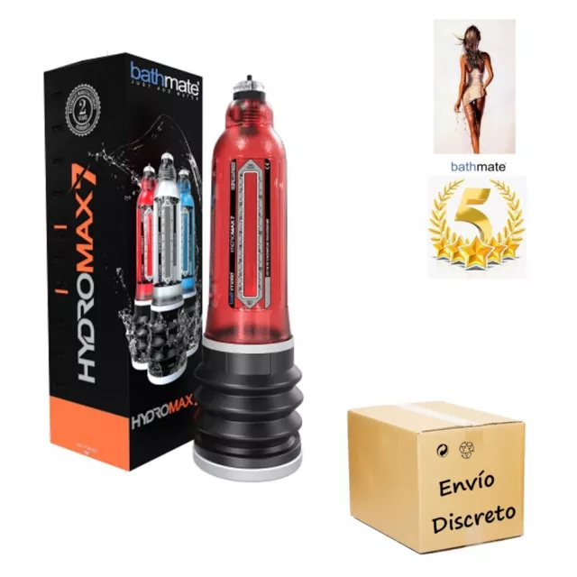 Alargador De Pene Bathmate Hydromax 7 X30 Rojo