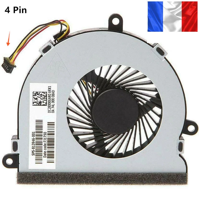 Ventilateur Compatible Pour HP L20474-001 - Remplacement Pour PC Portable, Référence DC28000JLF0
