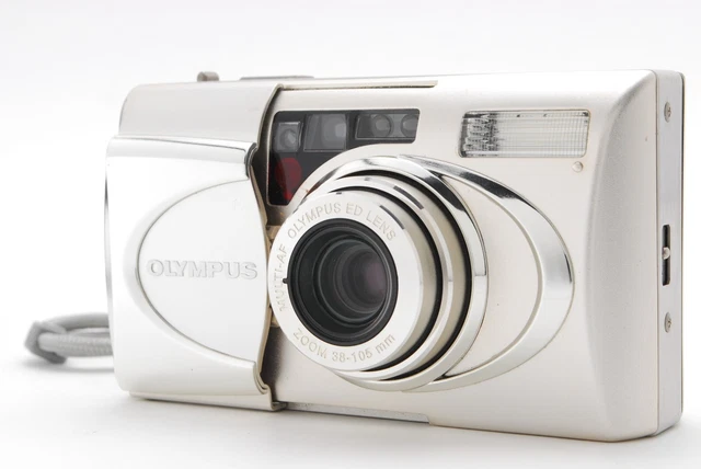 All Works[NEAR MINT w/Strap] Olympus μ mju METAL Point & Shoot Film Camera JAPAN